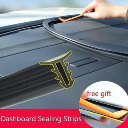 1.6M Rubber Car Dashboard Soundproof Seal Strip For K7 Kia Sportage 4 Rio 3 Ceed Jd Picanto Stonic Carens Niro Cerato Sorento K5