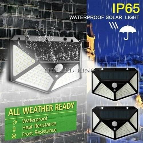 CHINA100 LED Solar Light Outdoor Motion Sensor Recharge Solar Wall Light Waterproof Emergency Led Light Street Garden Porch Lamp