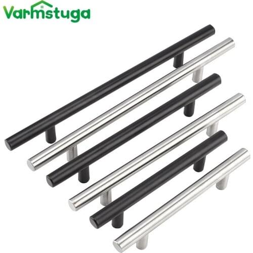 2" ~ 12'' Stainless Steel Kitchen Door Cabinet T Bar Handle Pull Knob cabinet knobs furniture handle cupboard drawer handle