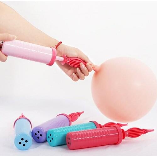 Hand Pump 1Pcs Useful Portable Macaroon Balloon Pump For Baloons Inflatable Toys And Foil Air Balloon
