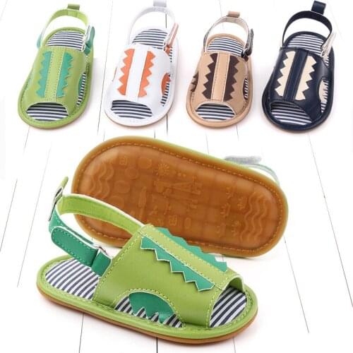 Summer Baby Kid Boy Girl Sandals PU Prewalker Newborn Leather Soft Sole Crib Shoes Fashion Baby Shoes 0-18M