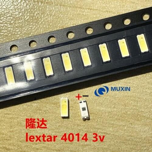 Lextar LED 2000pcs Backlight Low Power LED 0.2W 4014 3V Cool white 15.5LM TV Application