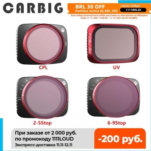 IN-Stock Mavic Air 2S For PGYTECH Filter Set UV CPL VND 2 to 5/6-9 ND8 16 32 64PL NDPL Filter Camera Lens Filter for DJI Air 2S