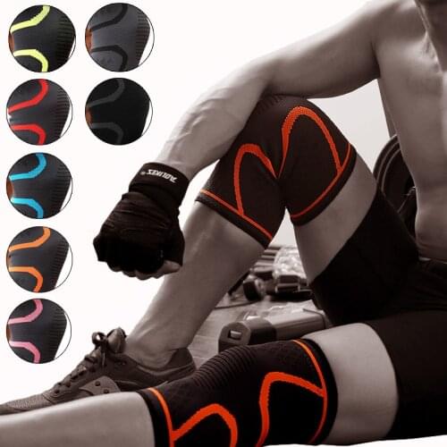 1PCS Knee Support Braces Elastic Nylon Sport Compression Knee Pad for Sports Basketball Volleyball Knee braces for arthritis