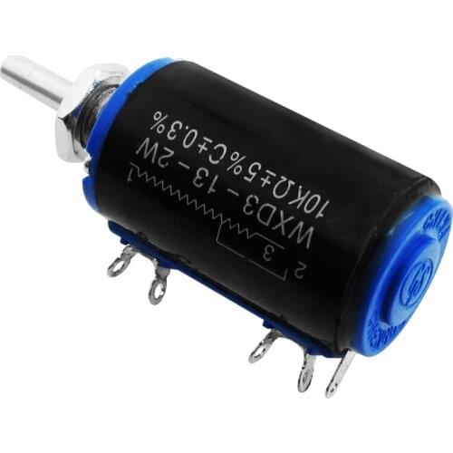 1pcs WXD3-13-2W Shaft Dia 10K Ohm Rotary side Multiturn Potentiometer new in stock