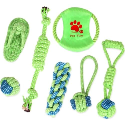 7/9 Pack Pet Dog Toys for Large Small Dogs Ball Toothbrush Interactive Dog Toys Christmas Products for Dogs Chew Toy Accessories