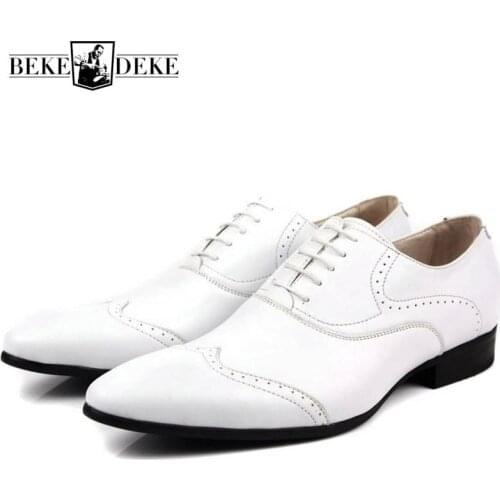 Мужские лакированные туфли BEKEDEKE China At AliExpress