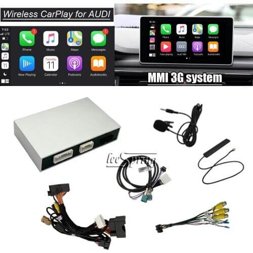 Wireless CarPlay Android Box for Audi MMI 3G System CarPlay allows you to use iPhone functions safely while driving