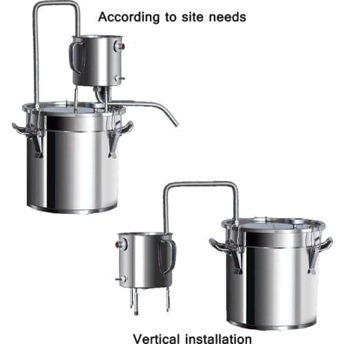 Stainless Steel Distiller Small-Sized Copper-Free Distillation Of White Wine Pure Dew Brandy And Other Brewing Equipment