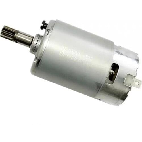 DC 12V 8 teeth Motor RS-550 For BOSCH Uneo cordless rotary hammer drill spare parts