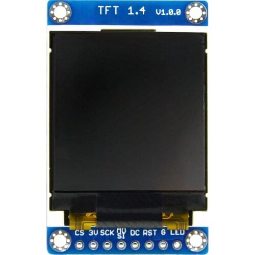 ESP8266 TFT 1.4 Shield V1.0.0 Display Screen Module for D1 mini 1.44" inch 128X128 SPI LCD ST7735S