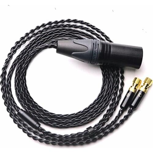Hi-End 4 pin XLR Gebalanceerde Verzilverd Upgrade Kabel voor SUNDARA he400i he400s HE560 Hoofdtelefoon