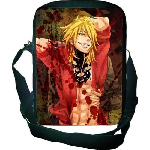 Adventure Game Togainu no Chi Shoulder Bag Boys Purse Casual Carrying Bags Daily Handbag Messenger Bags Men Travel Should Bags