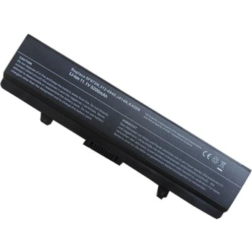 JIGU 5200mAh New Laptop Battery For Dell Inspiron 312-0941 G555N J414N J415N K450N 1750 0F972N 0J410N 312-0940