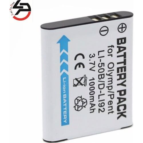Laipuduo D-LI92 Camera Battery Replacement for Pentax Optio I-10 RZ10 RZ18 WG1 X70