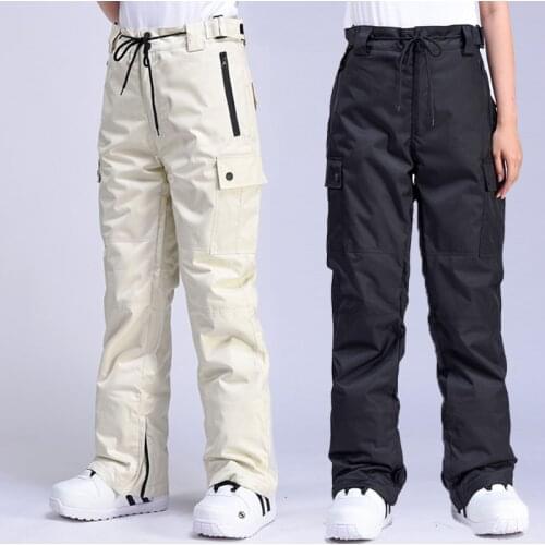 Ski Pants Men And Women Outdoor High Quality Windproof Waterproof Warm Couple Snow Trousers Winter Ski Snowboard Pants Brand