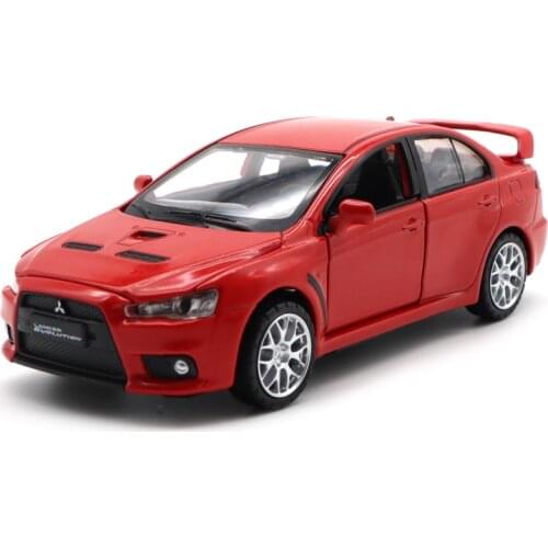 1/32 EVO X EVO 10 Lancer Evolution LHD BBS CAIPO Diecast Metal Model Car Toys Kids Gifts Sound light Pull Back