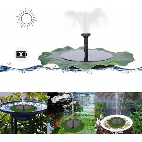 Marine Water Pump Solar Pond Fountain Pump Solar Panel Powered Water Pump Floating Pump for Garden Pool Pond Aquarium