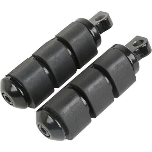 Motorcycle 3/8 inch Hole Footpeg Foot Peg Anti Vibration Rubber Foot Pegs Footrest for Softail FXST Dyna FX XL