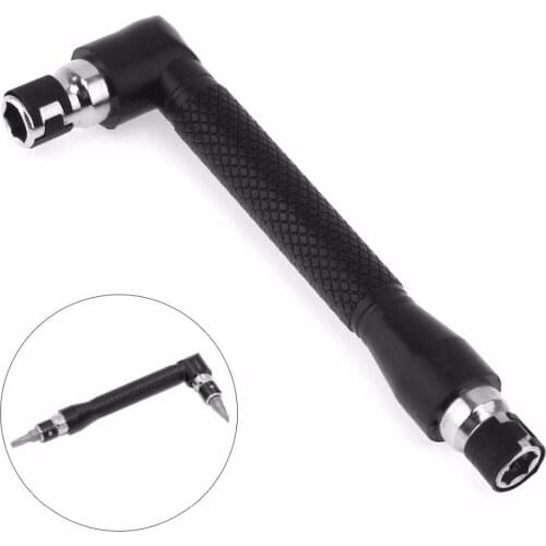 New L-shape Mini Double Head Socket Wrench Suitable for Routine Screwdriver Bits Utility Tool