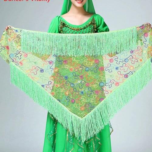 Wholesale Belly Dance Belt For Women Belly Dance Hip Scarf Sexy Tassel Belly Dance Belt Women Belly Dance Triangle Towel