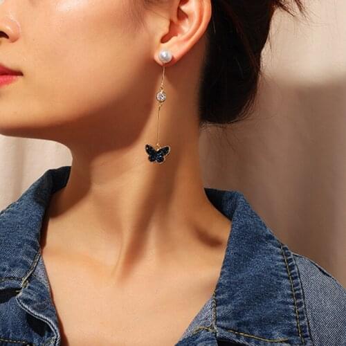 DoreenBeads Fashion Butterfly Choker Necklace For Women Silver Color Multicolor Circle Party Club Jewelry 35cm long, 1 PC