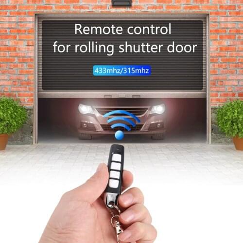 315MHZ/433MHz Remote Control For Garage Rolling Door Access Control Security Wireless Smart Copy Remote Controller Duplicator