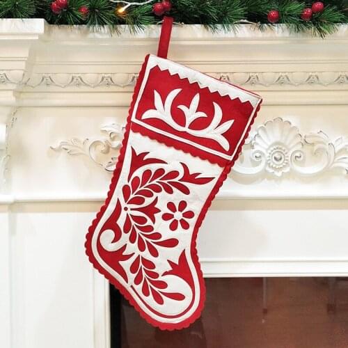 Christmas Decoration Socks Christmas Decorations Christmas Gift Bags Non-Woven Large Christmas Socks Gifts