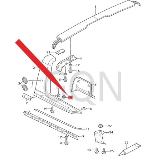 Hexagon flange nut Vol ksw age nLa man doM ult iva nTr ans por ter Ama rok Art eon Cra fte rCC Pha eto nNi vus nut