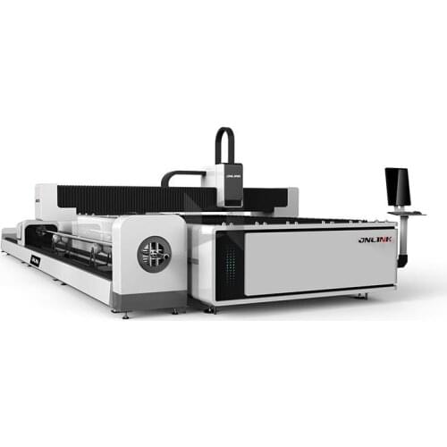 CNC fiber laser cutting machine 1000w 2000w 3000w Raycus Bochu controller steel aluminum tube pipe sheet cutter