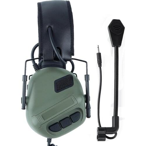 Tactical Anti-Noise Headsets Military Standard Shooting Training Ear Protective Accessories Hunting Fast Helmet Rail Adapter