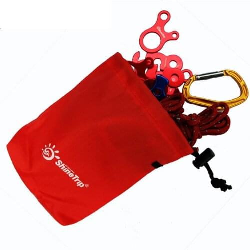 Outdoor equipment receiving bag sundries wind rope buckle small accessories finishing portable pocket staff hiking edc gear