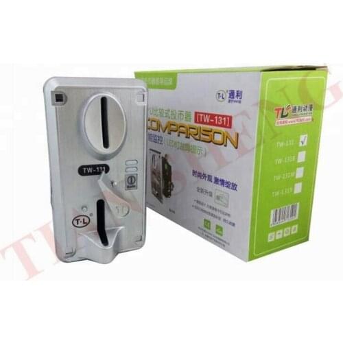 High quality plastic CPU Comparison TW-131 Coin Acceptor Multi Coin Selector Mechanism Accepter Arcade Games Machines Parts