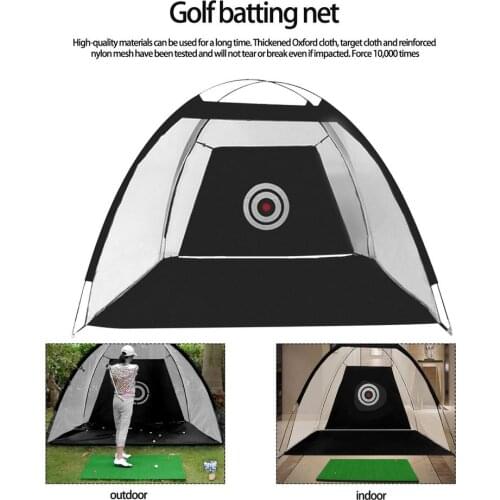 1M 2M 3M Golf Cage Practice Net Training Indoor Outdoor Sport Golf Exercise Equipment Garden Trainer Portable Golf Training Tent