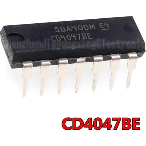 10PCS CD4047BE DIP14 CD4047 DIP 4047BE new and original IC