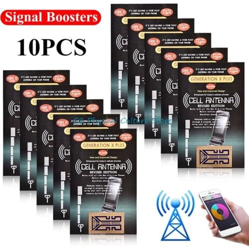 10pcs Stickers-signal Booster Mobile Phone Signal Enhancement Stickers Amplifier 4g For Cell