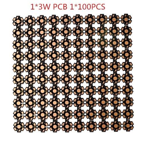 100pcs LED PCB heat sink 20mm White blackte LED aluminium base plate LED beads radiator Use for 1/3/5W lamp LED chip 20MM