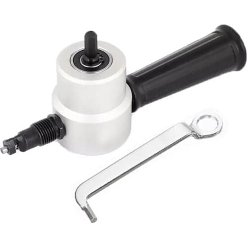 160A Drillpro Double Head Sheet Metal Nibbler Cutter Drill Attachment Metal Sheet Cutter tools