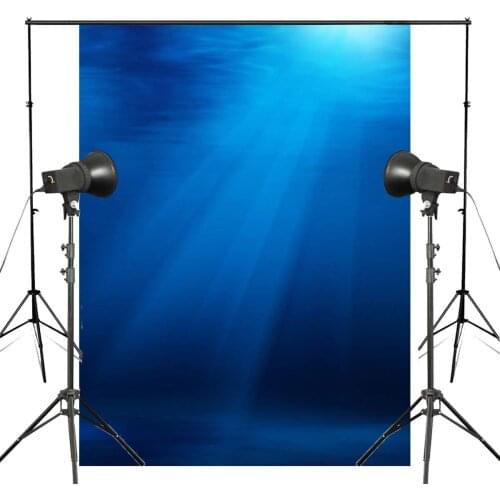 5x7ft Seabed Photo Studio Backdrops Blue Ocean Background Photography Backdrops wall