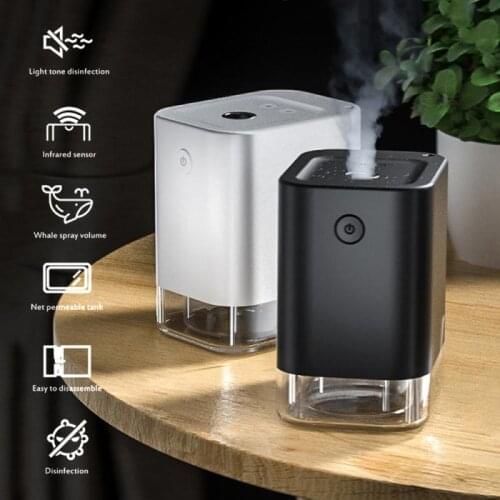 Automatic Alcohol Sanitizer Dispenser Infrared Induction Mist Spray Soap Dispenser Desktop Alcohol Spray Bottle Sterilizer