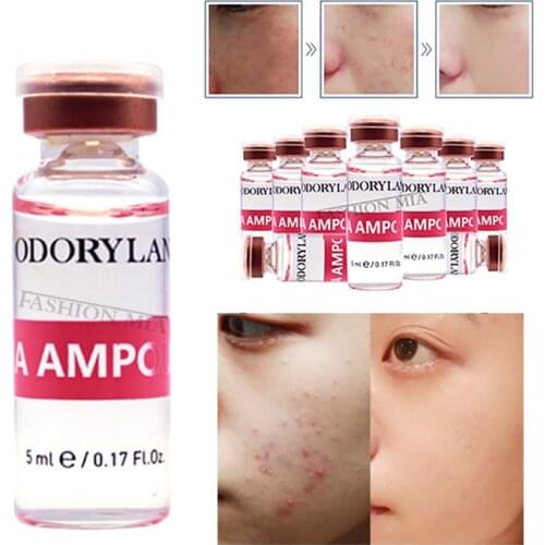 5ml 10pcs Mesotherapy HA Collagen Hyaluronic Acid BB Cream Glow Skin Whiten Serum Meso Ampoule Cross-linked for Microneedle Meso