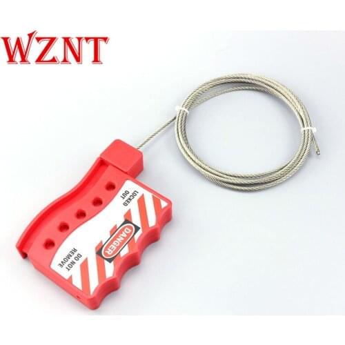 Free shipping Adjustable Cable Lockout multiple lockout,Multipurpose Cable Lockout ,Gate Valves Cable Lockout