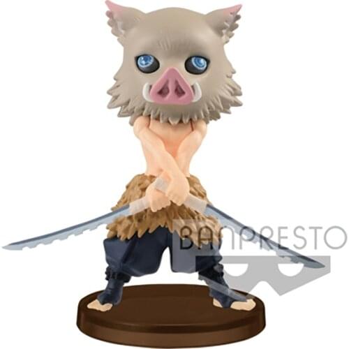 Tronzo Original BANPRESTO Demon Slayer Kimetsu no Yaiba Q posket Hashibira Inosuke PVC Figure Toys