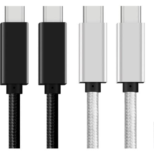 Flexible Braided USB Type-C to Type-C USB 3.1 Gen 2 Cable PD Fast Charging