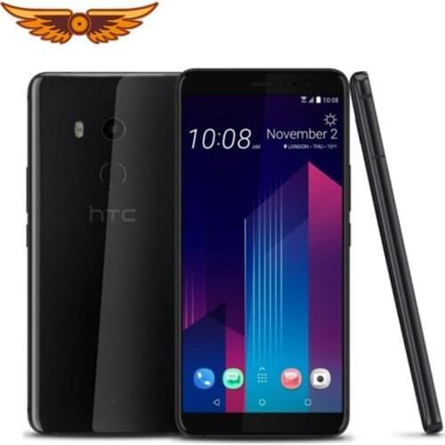 Original HTC U11+ Unlocked 6.0 Inches Octa Core 6GB RAM 128GB ROM 12MP Camera Dual SIM Cards LTE Fingerprint Android Cellphone