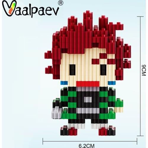 Demon Slayer Construction Blocks Anime Building Toys Figure Stacking Model Scale Chibi 1/35 Figurines Kimetsu No Yaiba Education