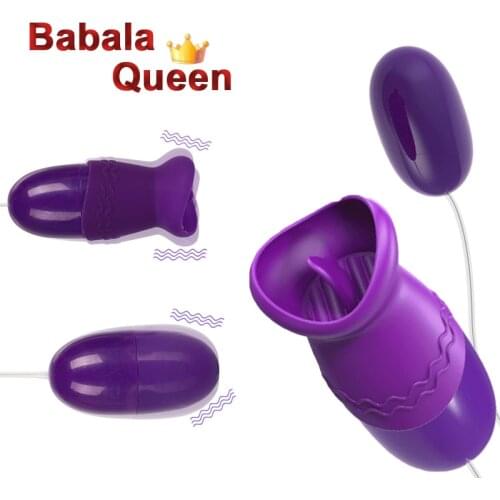 Multi-speed Tongue Oral Licking Vibrator USB Vibrating Egg G-spot Vagina Massage Clitoris Stimulator Sex Toys for Women Sex Shop