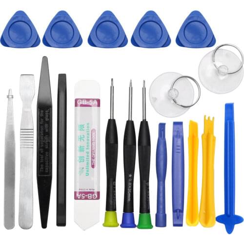 20 In 1 Hand Tools Mobile Phone Repair Tool Set Cell Phone Opening Tools Set for iPhone iPad Samsung