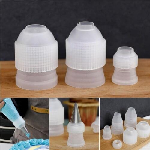 Small/Large Size Coupler Adaptor Icing Piping Nozzle Bag 2pcs Cake Flower Pastry Decoration Pastry Tools Cream Dessert Tools