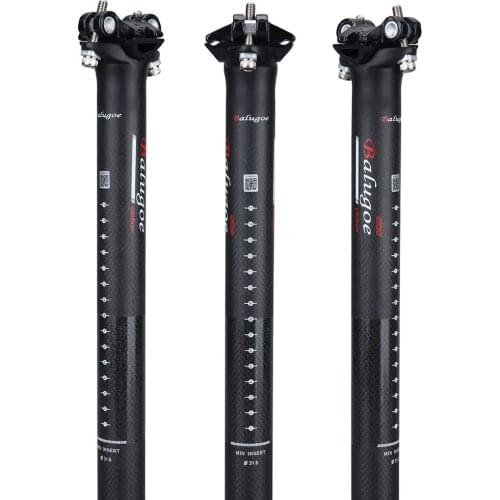 EC90 Ultralight Bicycle Seatpost 3K Full Carbon Fiber Road Bike Seattube Matte Non-slip Mountain Bike Seatpost Accessories